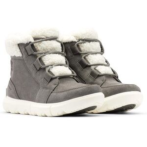 Sorel Gray Winter Boots with White Accents